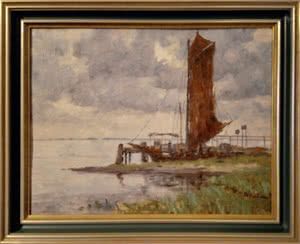 Segelboot auf Hiddensee